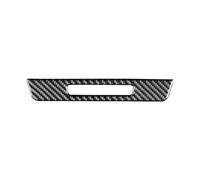 Pour BMW série 5 F10 F18 2011-2017 intérieur voiture en Fiber carbone pour bouton réglage du siège revêtement d'habillage cadre autocollants Intérieure Voiture(Noir)