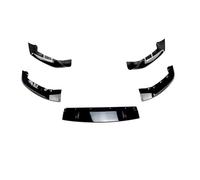 Pour BMW Série 5 Pour G30 Pour Pré-Rehaussement 2018-2020 Kit Carrosserie Diffuseur Séparateur Lèvre Parechocs Avant Spoiler Canard Pelle Avant(5 pcs Black)