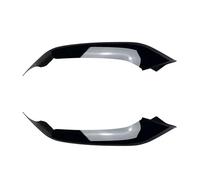 Pour BMW Série 5 Pour G30 Pour Pré-Rehaussement 2018-2020 Kit Carrosserie Diffuseur Séparateur Lèvre Parechocs Avant Spoiler Canard Pelle Avant(Splitter Black)