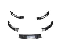 Pour BMW Série 5 Pour G30 Pour Pré-Rehaussement 2018-2020 Kit Carrosserie Diffuseur Séparateur Lèvre Parechocs Avant Spoiler Canard Pelle Avant(5 pcs Look)