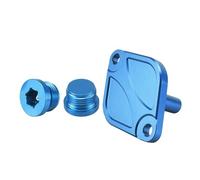 Pour BMW Thermostat d'eau | Kit de bouchons de couvercle de boîtier, E92 E93 E91 E60 E82 F10 F30 Thermostat d'huile moteur(Blue-Set)