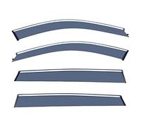 pour BMW X1 E84 F48 F49 2009-2022 Voiture Fenêtre Visière Évent Ombre Pluie Soleil Pare-Vent Déflecteurs Garnitures Chromées Pare-Brise Déflecteurs d'air Protecteur(2009-2015)