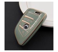 pour BMW X2 X3 X5 X6 F30 F34 F10 F20 G20 G30 G01 G02 G05 F15 F16 1 3 5 7 Série 3-4 Boutons TPU Phnom Penh Etui Clés De Voiture Coque(Green3)