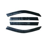 pour BMW X3 E83 2004-2010 Noir Auto Fenêtre Latérale Déflecteurs De Vent Visières Pare-Pluie Porte Visière Évent Nuances Sombre Fumée Ventvisor Déflecteurs d'air Et Pluie Protection Solaire