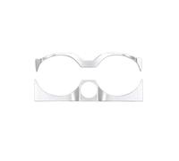 pour BMW X3 X4 G01 G02 2018-2021 ABS Chrome Argent Voiture Contrôle Central Porte-Gobelet d'eau Cadre Garniture Accessoires De Style De Voiture Autocollant Garniture