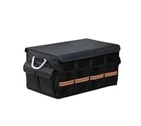 pour BMW Z4 Roadster G29 Cabriolet 2 Seats 2019-2022 Coffre De Voiture Organisateur Tissu Oxford Bacs de Rangement Pliables Bandes réfléchissantes et poignées en Aluminium,A-Basic Version