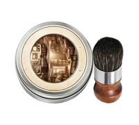 Pour bois et meubles, avec pinceau, 70 g, protection et portable, crème de polissage pour bois, pour table, chaise, armoire, porte, fenêtre, escalier, plateau, cadre photo, sol