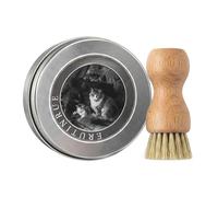 pour Bois Protectrice portable avec brosse 70g | Pâte De Protectrice Bois S'utilise sur Sol, Table, Armoire, Porte, Cadre de Fenêtre, Escalier, Plateau et Cadre Photo