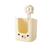 pour Boîte à Mouchoirs Murale Perçage - Panier de Rangement Salle de Bain avec Ventouses, Organisateur de Tirroir pour Humides, Design pour lait 13x12x21cm