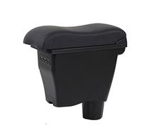 Pour Boîte D'accoudoir Smart Fortwo Double Couche Pour Mercedes Pour Benz Pour Avec USB Consoles Stockage(B2 Black black line)
