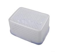 Pour boîtes de rangement de cuisine avec fermeture sécurisée et fonction drainable pour conserver la fraîcheur et gestion pratique des liquides (L)