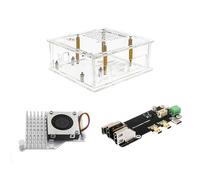 Pour boîtier 5 + ventilateur de radiateur + - Carte d'extension compatible avec carte adaptateur HD prenant en charge la double sortie 4K