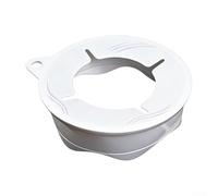 Pour bol en silicone compatible de 4,5 l et 5 l avec port verseur pour ajouter des liquides ou des ingrédients secs sans arrêter le mélangeur (blanc)