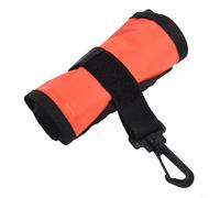 Pour bouée de marquage SMB, tube de sécurité gonflable avec valve de surpression, flotteur sous-marin en nylon 70D pour la plongée avec tuba et la pêche à la lance, orange