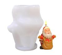 Pour Bougies De Vacances, Père Noël Décoratif | Moule Pour Résine Et Ciment À Thème De Noël, Pour Artisanat Argile, Vacances, Thanksgiving, Hiver, Création, Anniversaire, Table, Décoration
