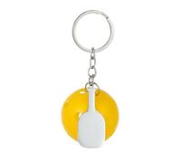 Pour boules de cornichons - Porte-clés avec pendentif, pendentif pour sac de longue durée | Accessoire souple pour ordinateur portable pour les fans, anniversaire, Nouvel An, Noël, jaune, Fare