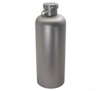 pour bouteille Eau pour titane 600ml Incassable Extérieur pour | Structure incassable, haute pour résistance aux chocs, pour durable, gris élégant, extérieur robuste
