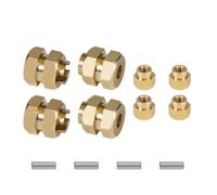 pour Bronco pour Defender 1/18 RC Crawler TRX4M pour Pièces De Mise À Niveau du Châssis, Moyeu Hexagonal De Roue en Laiton, Adaptateur Étendu, Largeur Et Épaisseur 7 Mm Accessoires RC
