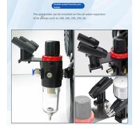 Pour Brosse À Air 2 Pièces Construction Robuste Pompage D'air Attaché Modèle Pratique À Double Tête Accessoires De Peinture Porte-aérographe