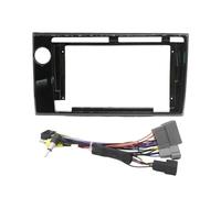 pour BRV pour Amaze pour Brio 2015 Adaptateur De Cadre De Voiture 9 Pouces Kit De Montage De Panneau De Tableau De Bord Radio MENSUNUBNM(LHD Frame Cable)