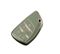pour Buick pour Envision S Plus pour Avenir 2020 2021 2022 2023 Étui Clé De Voiture À 5 Ou 6 Boutons Porte-Clés Voiture(Vert,5)