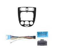 pour Buick pour Excelle 2004-2007 Cadre Fascia Adaptateur Décoder Radio Tableau De Bord Câble Harnais Boîte Canbus 10Pouces Cadre de façade Radio(Frame C Cable)