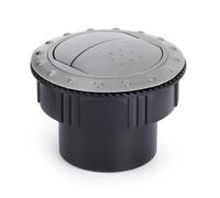Pour Bus RV Camper ATV Voiture Tableau De Bord Bouton Type Rotation 65MM Universel A/C Sortie Déflecteur De Ventilation CFCKHPTHAZ(Gray)