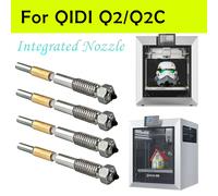 Pour buse bimétallique QiDi Q2/Q2C avec isolation en céramique conception intégrée buses d'intégration à retrait rapide pour QIDI Q2 Combo 2222-Nozzle