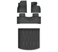 pour BYD pour Sealion 7 EV 2024 2025 Tapis De Sol Doublure De Coffre Coussin De Coffre TPE 3D Tapis De Pied Ensemble Étanche LHD RHD Tapis De Coffre Arrière(RHD 4pcs Set)