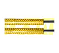 Pour BYD Yuan Plus Pour Atto 3 2021-présent Vérins Capot Amortisseur À Gaz Barre Support Levage Capot Avant Accessoire Kit Complet Sans Perçage Vérin De Capot(Yellow Carbon Fiber)