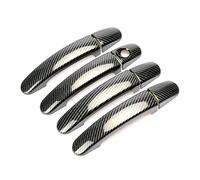 pour C-Max 2011-2018, Garniture de poignée de Porte extérieure imprimée en Fibre de Carbone, Garniture de Coque de poignée de Voiture