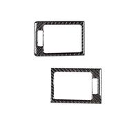 Pour C Pour Classe W204 2007 2008-2010 Voiture Fiber Carbone Côté/Contrôle Central Climatisation Sortie D'air Garniture Couvercle Interior Garniture Cadre(Side Air Outlet)