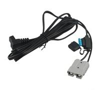 Pour câble de réfrigérateur 50 A 12 V RV - Ligne électrique robuste 16 AWG de 3 m avec extrémité C11, fusible en ligne 15 A, gaine en PVC, compatible avec