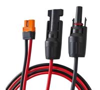 pour câble XT60i pour Panneaux 50W à 200W Parallèle pour câble(0.6m) | Compatibilité universelle stations énergie, transmission sûre, risque de mauvaise connexion, adaptateur XT60i fiable