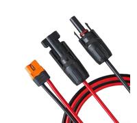 pour câble XT60i pour Panneaux 50W à 200W Parallèle pour câble(1.5m) | Compatibilité universelle stations énergie, transmission sûre, risque de mauvaise connexion, adaptateur XT60i fiable