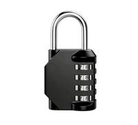 pour cadenas Code 4 Chiffres Alliage Zinc 35mm pour cadenas | Alliage zinc massif, 4 chiffres réglables, 10000 codes, pour idéal gym casier, corps 35mm