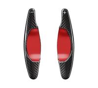 pour Cadillac CT6 XT5 2016 2017 2018 2019 Accessoires en Fibre de Carbone Palettes de Changement de Vitesse pour Volant de Voiture (Noir)