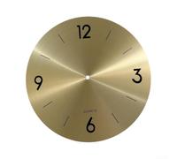 pour cadran Horloge pour aluminium 11 Pouces Doré pour DIY | Plaqué or, chiffres arabes , style , pour idéal salon, pour facile à installer
