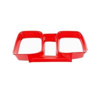 pour Camaro 2010 2011-2014 2015 Voiture Instrument Tableau Bord Décoration Couverture Garniture Intérieur Moulures Autocollants Moulages Intérieurs(Red)