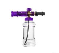 pour canon à Mousse Haute Pression 1L Réglable Acier pour canon(B) | Acier inoxydable, laiton, ABS pour robuste, contrôle pour précis +/-, mousse épaisse fine, 1L capacité