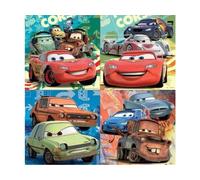 pour Cars - 4 Puzzles Enfant 12/16 / 20/25 Pieces - Flash mcqueen, Martin, Guido, Luigi, etc. - Set Puzzle progressif avec Carte