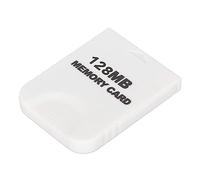 pour Carte mémoire, Carte mémoire Haute Vitesse pour Console de Jeu, Dispositif de Stockage Blanc Plug-and-Play avec Chargement, Sauvegarde, Copie et Suppression Rapides, (128 Mo (2043 Blocs))
