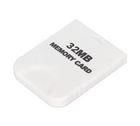 pour Carte mémoire, Carte mémoire Haute Vitesse pour Console de Jeu, périphérique de Stockage Blanc Plug-and-Play avec Fonction de Chargement, Sauvegarde, Copie et Suppression (32 Mo (507 Blocs))