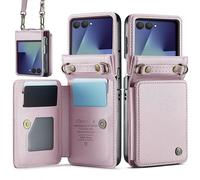 Pour Caseme C22 Card Slots Holder Rfid Antitheft Phone Case pour Samsung Galaxy Z Flip7 Convient pour E