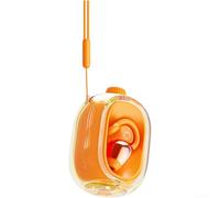 pour casque Clip-On Léger pour Sommeil et Confort pour casque(Orange B) | Design conduction osseuse, oreilles dégagées, conscience environnementale, sécurité accrue