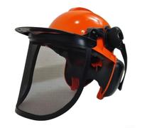 pour casque Pro avec Visière Maille et Protection Auditive | ABS , visière maille relevable, -oreilles ajustables, protection complète tête et ouïe