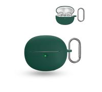 Pour casque sans fil Baseus Bowie MC1 Pro, coque de protection daunke en silicone souple, étui doux pour la peau, avec mousqueton, protection complète, vert