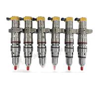 Pour CAT Pour Caterpillar Pour Pelle C7 Pour Moteur C9 Ensemble D'injecteur Carburant 387-9433 263-8218 Buse D'injecteur Carburant injecteurs Carburant Rampe Commune(6 Pieces Set)