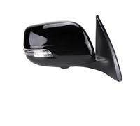 Pour Cayenne 2015-2017 Rétroviseur de voiture avec éclairage Rétroviseurs Complets(Black 9 Wire RH L)