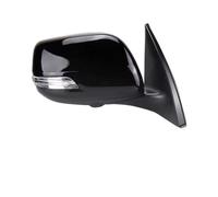 Pour Cayenne 2015-2017 Rétroviseur de voiture avec éclairage Rétroviseurs Complets(Black 9 Wire RH X)